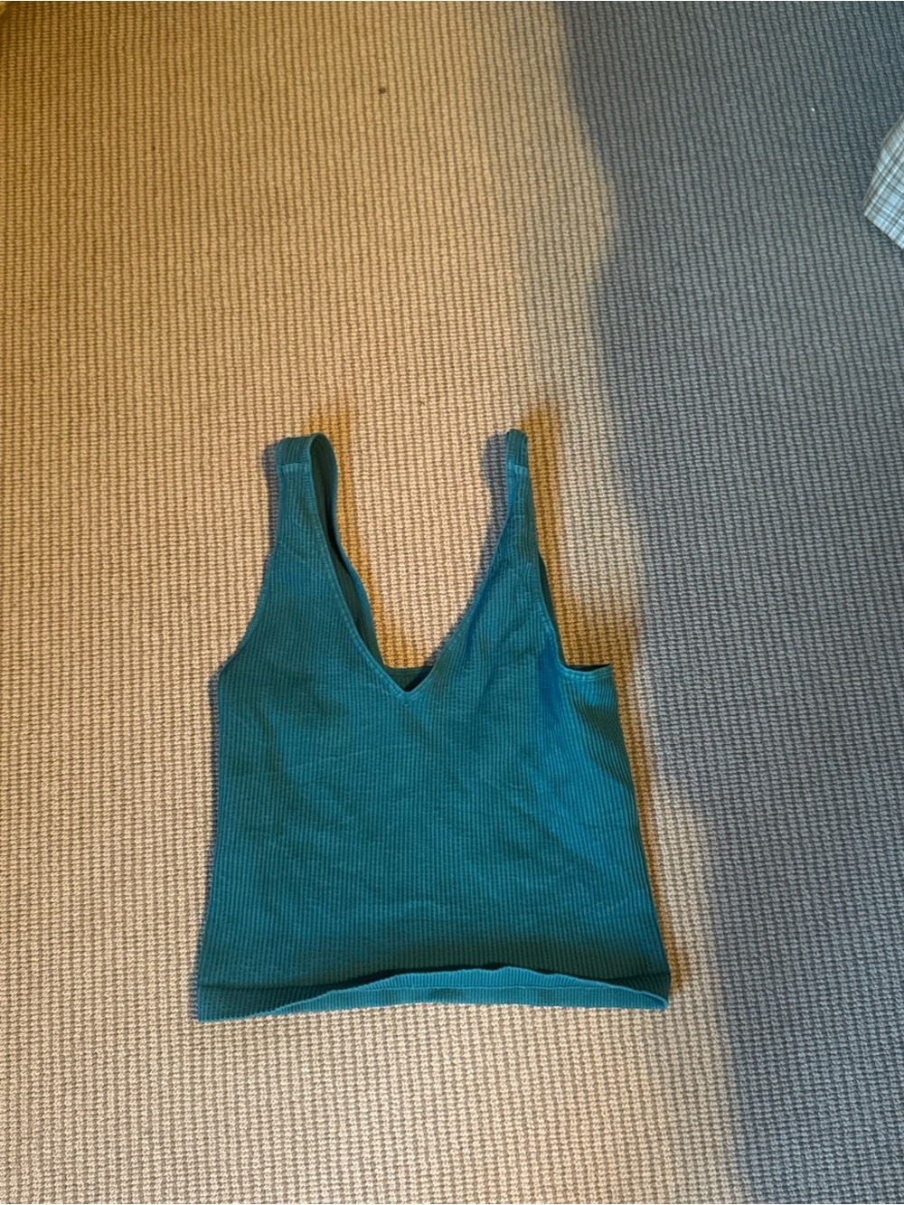 Green tank top